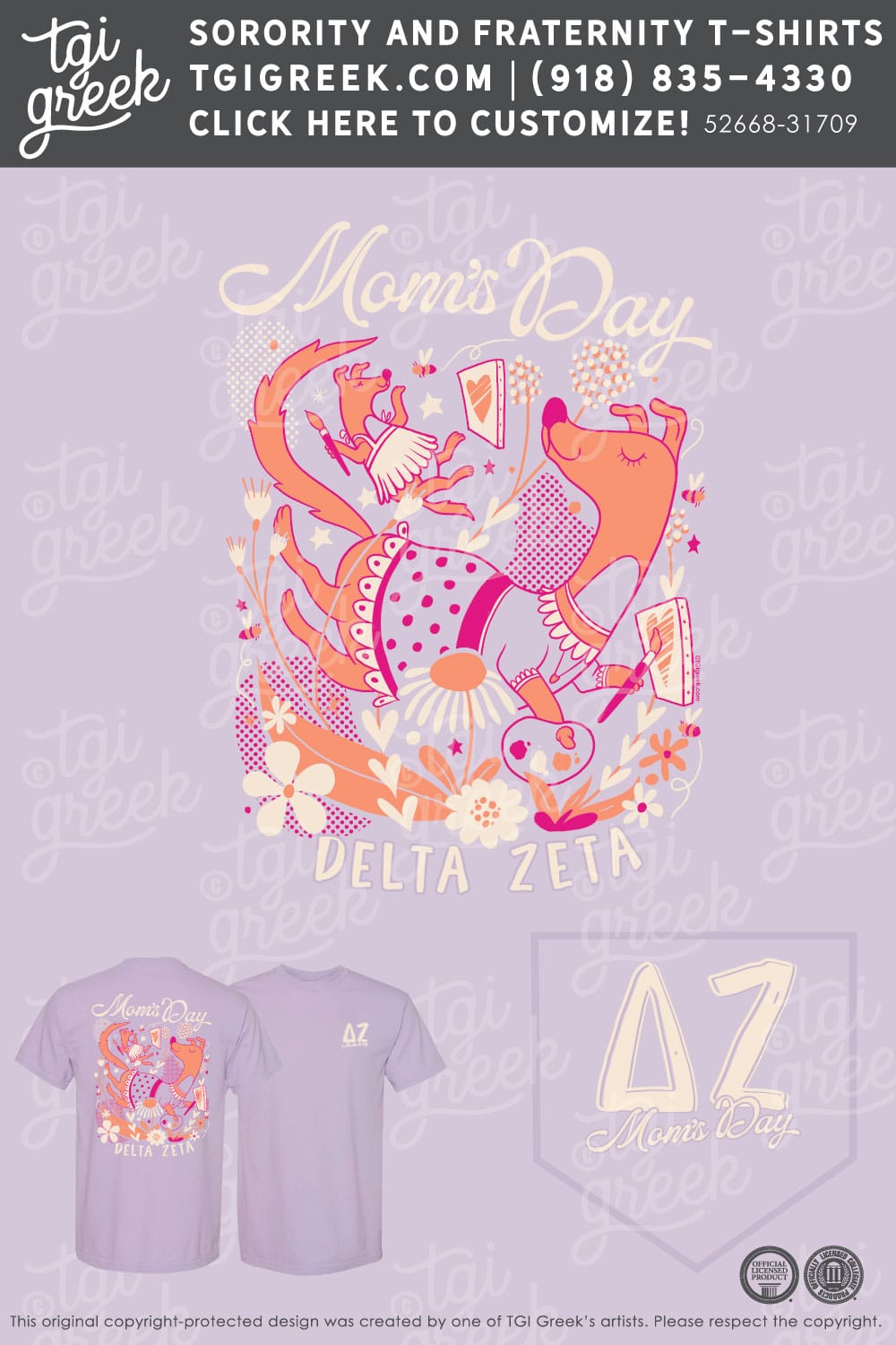 TGI – Delta Zeta Moms Day Painting