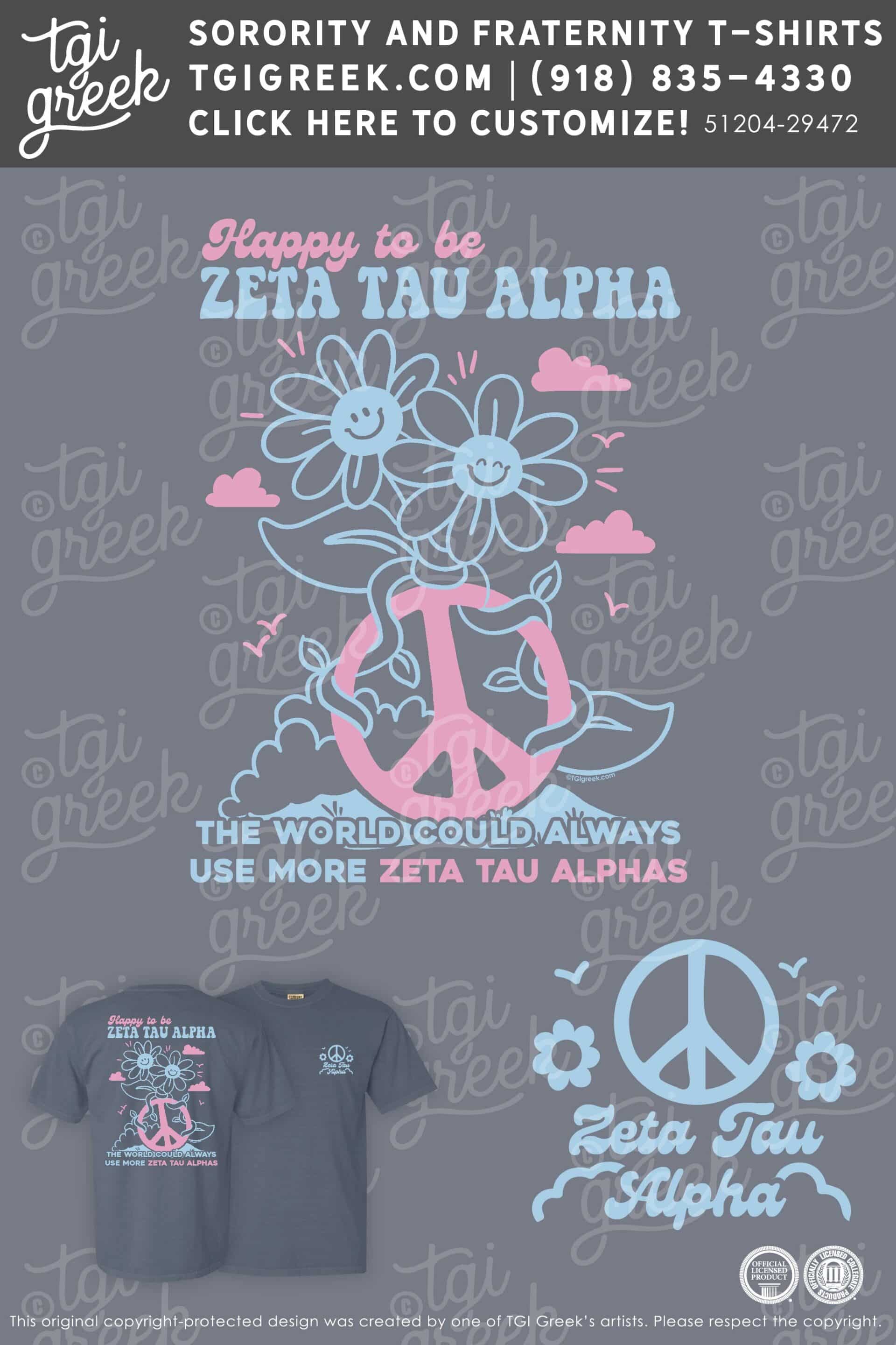 TGI – Zeta Tau Alpha Happy to Be