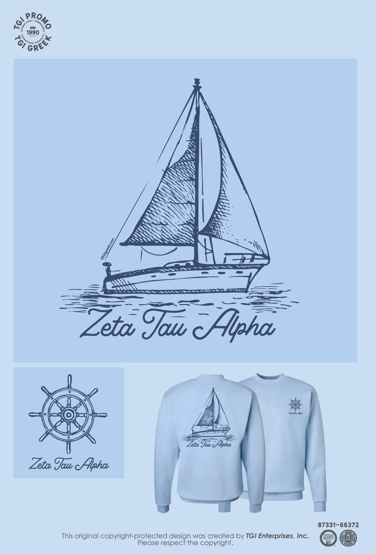 Zeta Tau Alpha – NCSU Retreat Crewneck