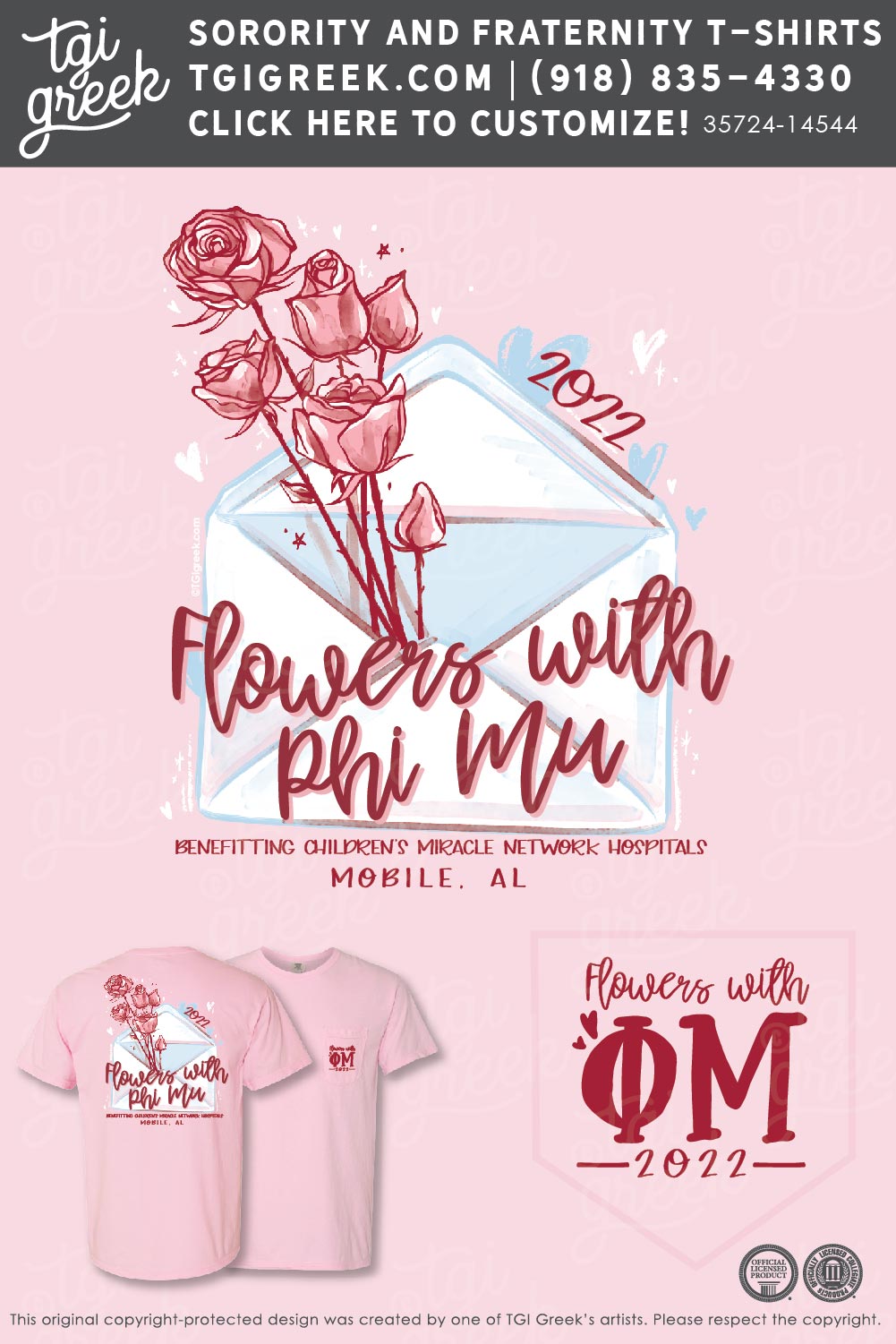 Phi Mu – USAL Flowers With Phi Mu