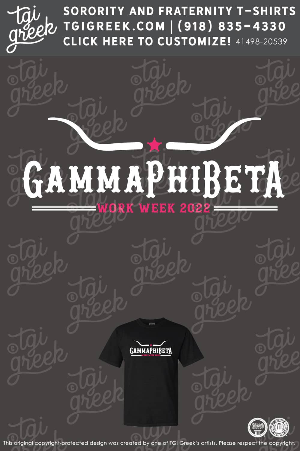 Gamma Phi Beta -JU Work Week