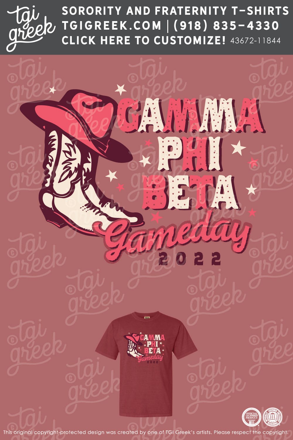 Gamma Phi Beta – OU Gameday Tee