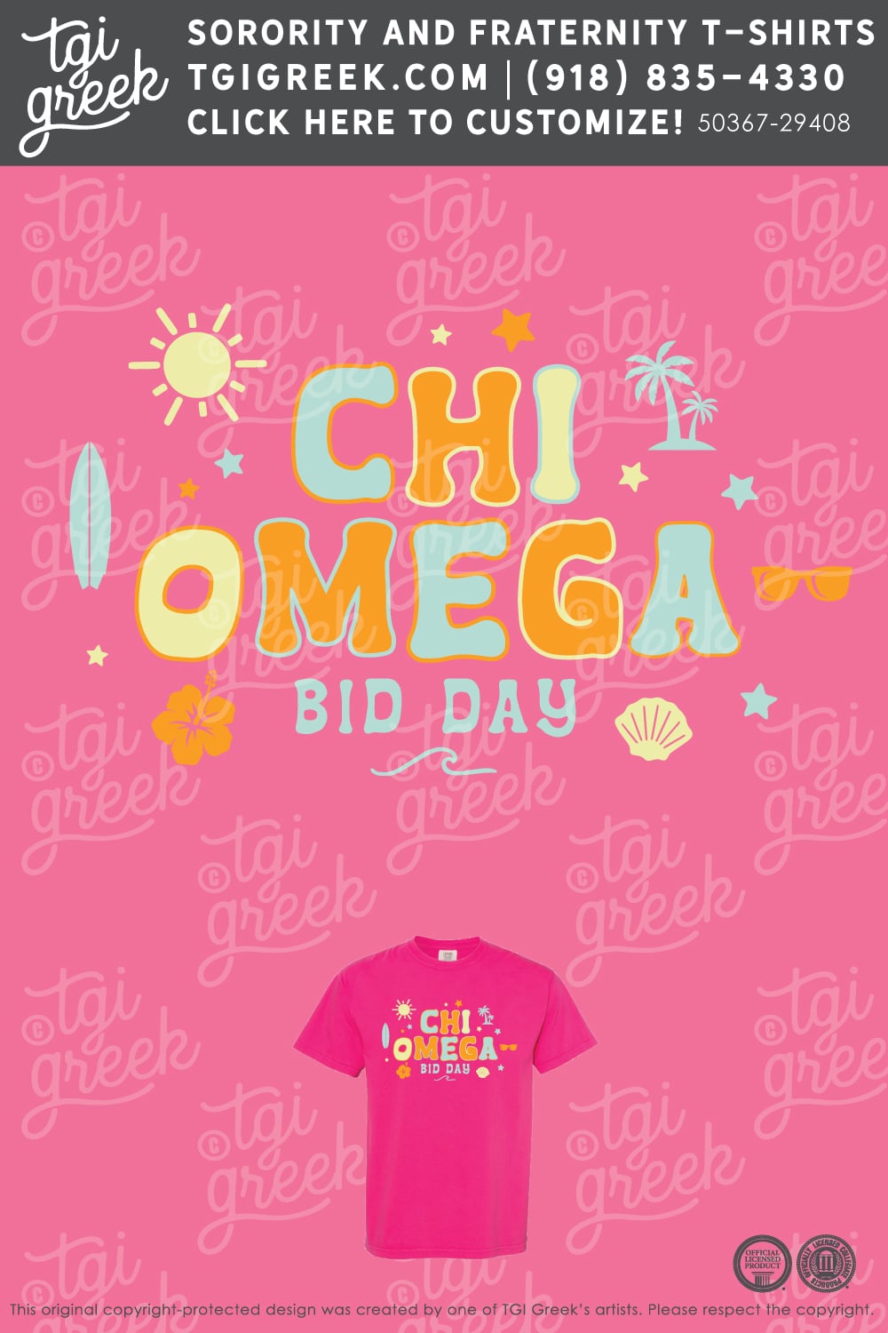 Chi Omega – NCSU Bid Day – Red