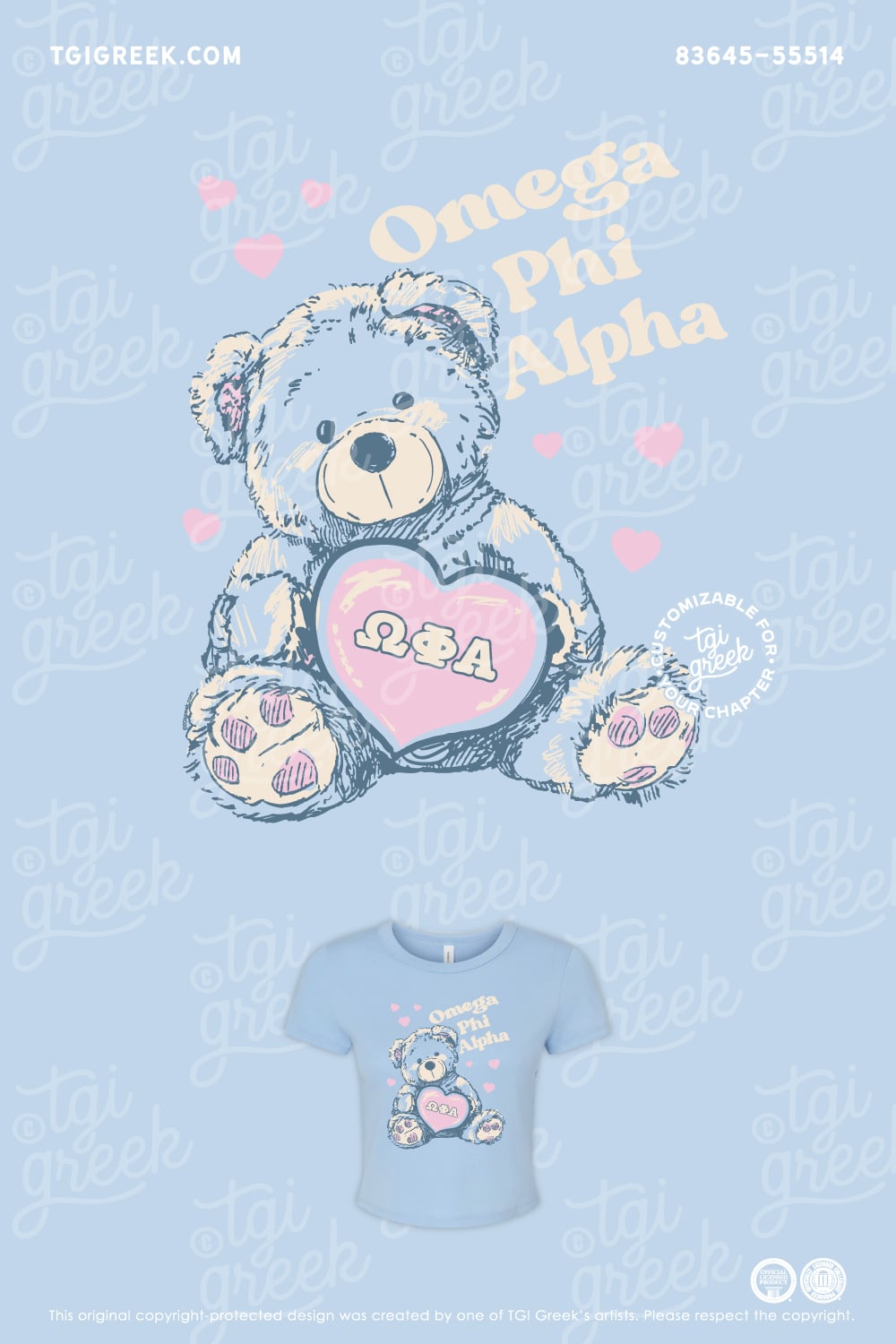 Omega Phi Aalpha – VATECH Merch Top