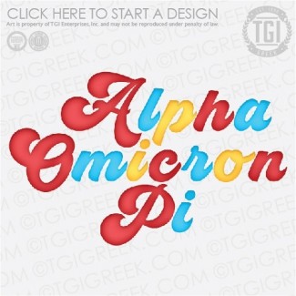Alpha Omicron Pi-TGI Multicolor PR