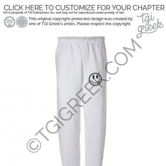 Alpha Chi Omega – Psychedelic PR Smiley Face