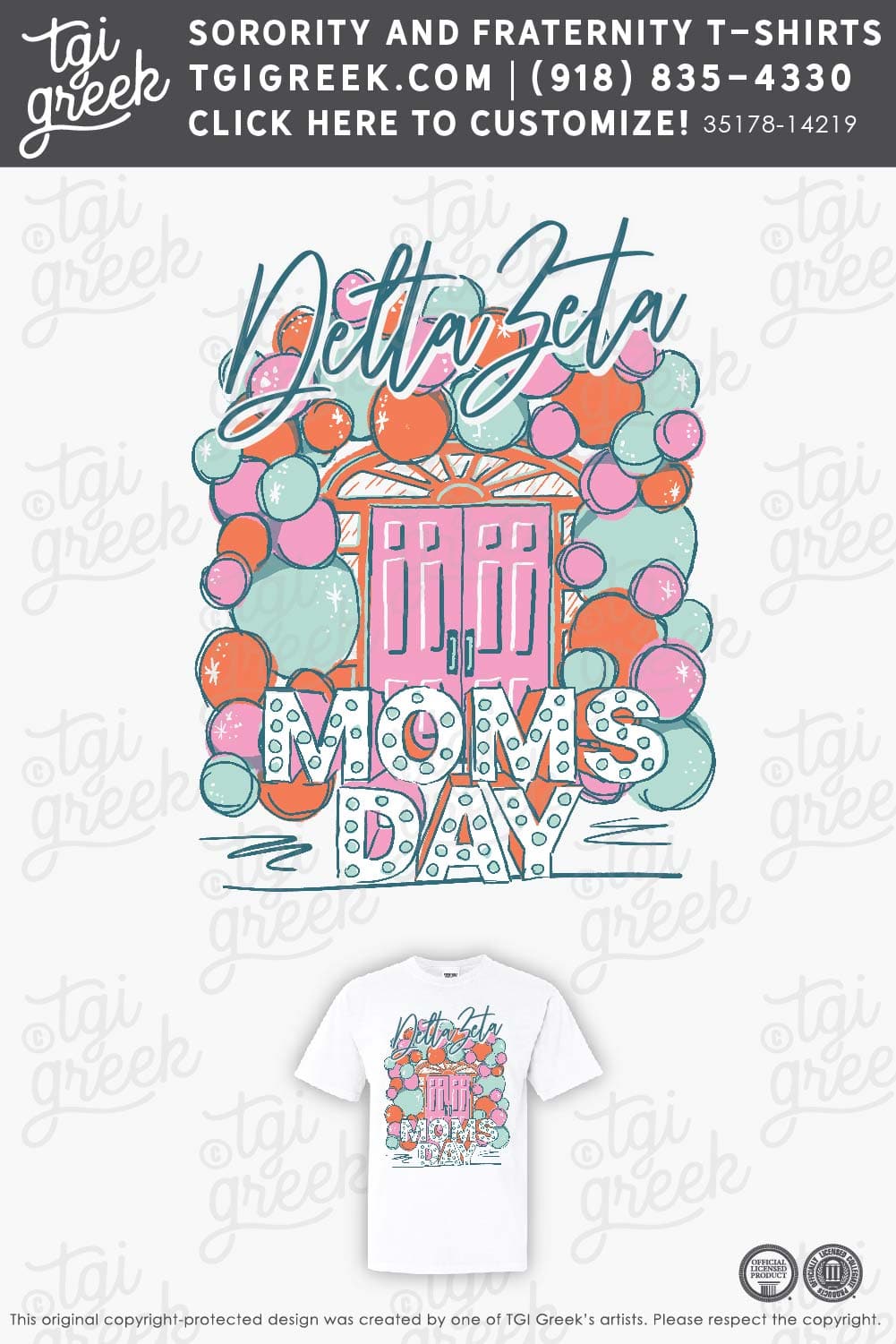 TGI Delta Zeta Mom’s Day Balloon