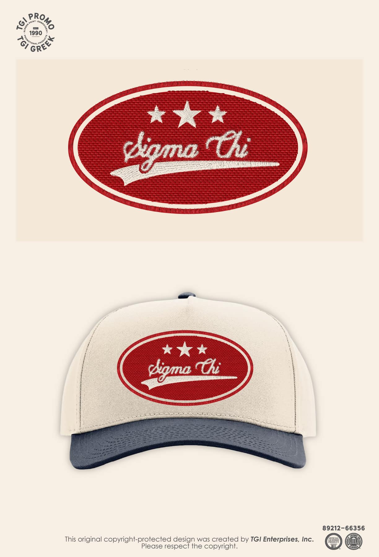 Sigma Chi – TGI Greek All American Hat