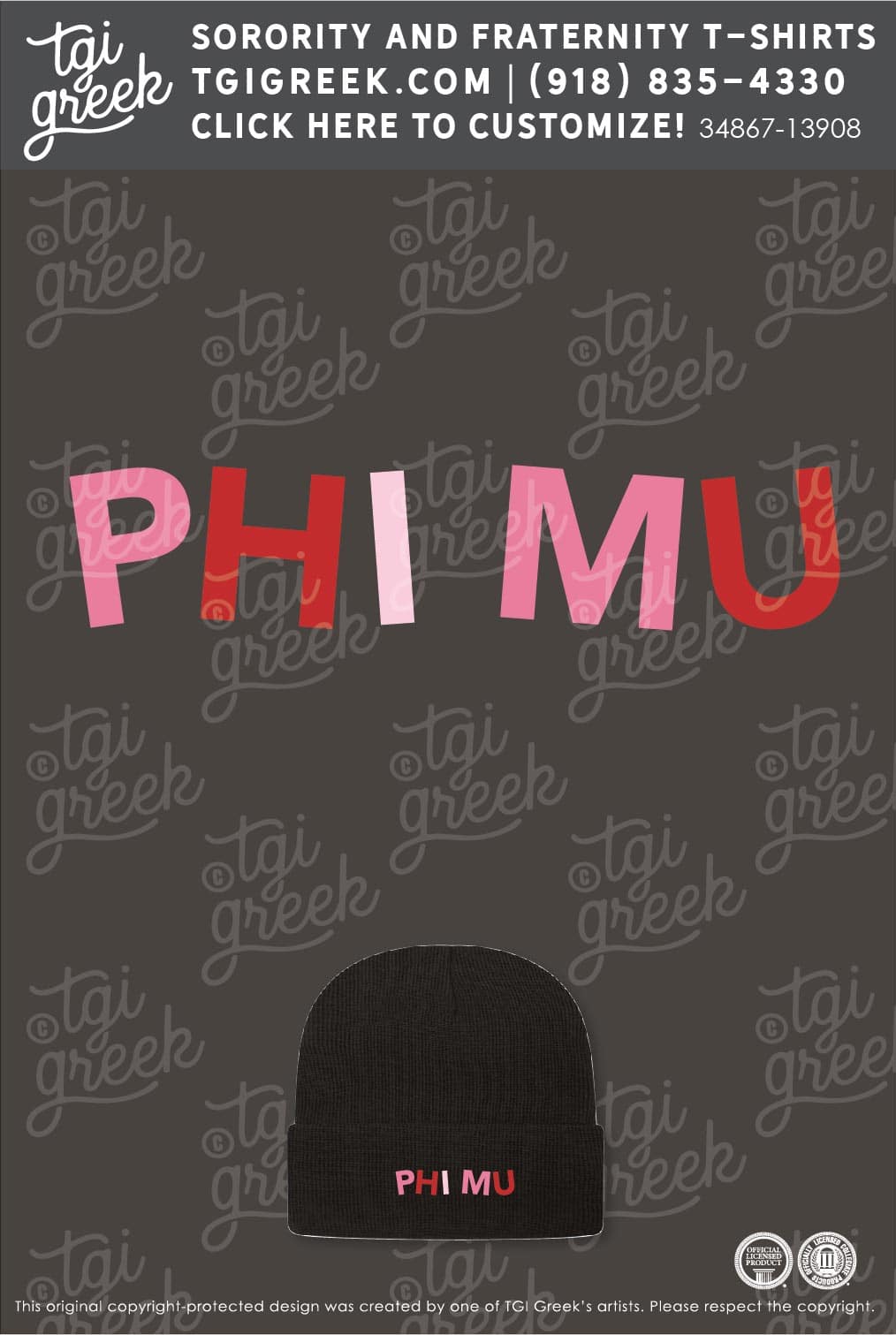 TGI – Phi Mu Jan Live Sale