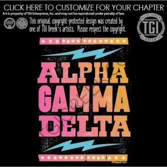 Alpha Gamma Delta – poster PR