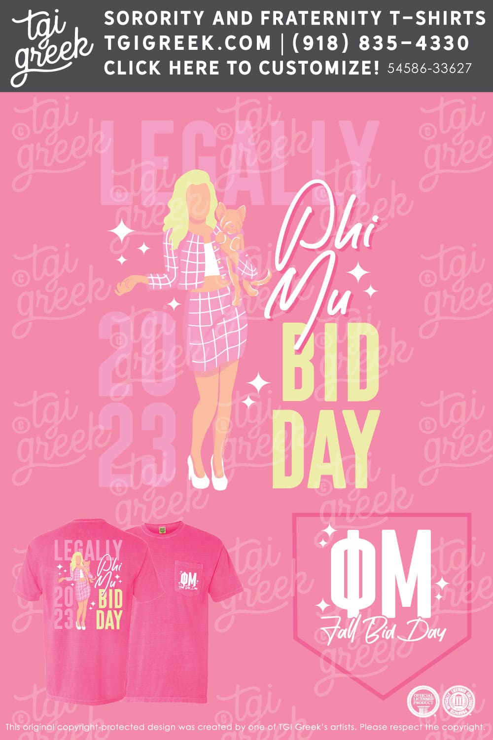 Phi Mu – TROY Fall Bid Day