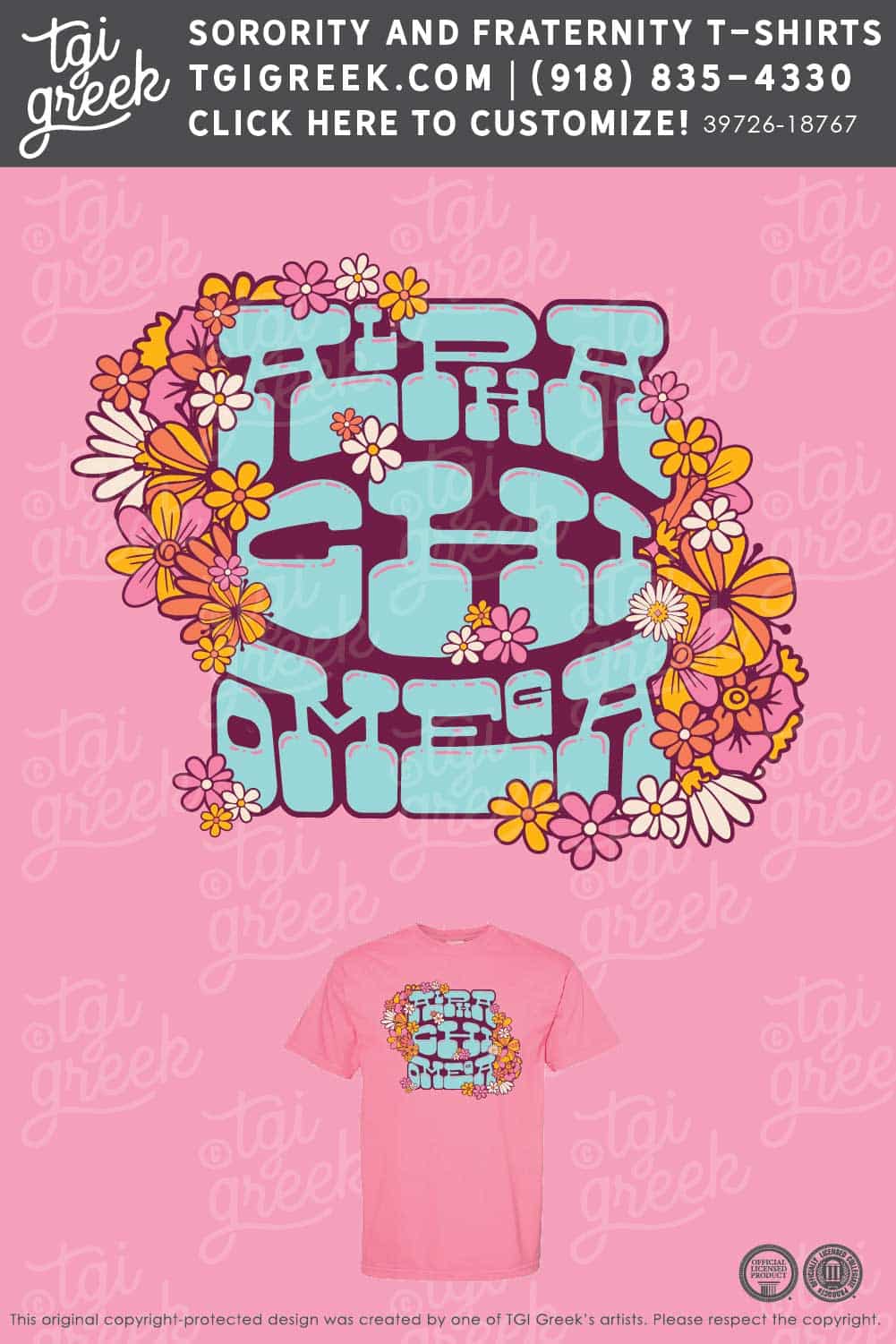 TGI – Alpha Chi Omega Groovy Flowers