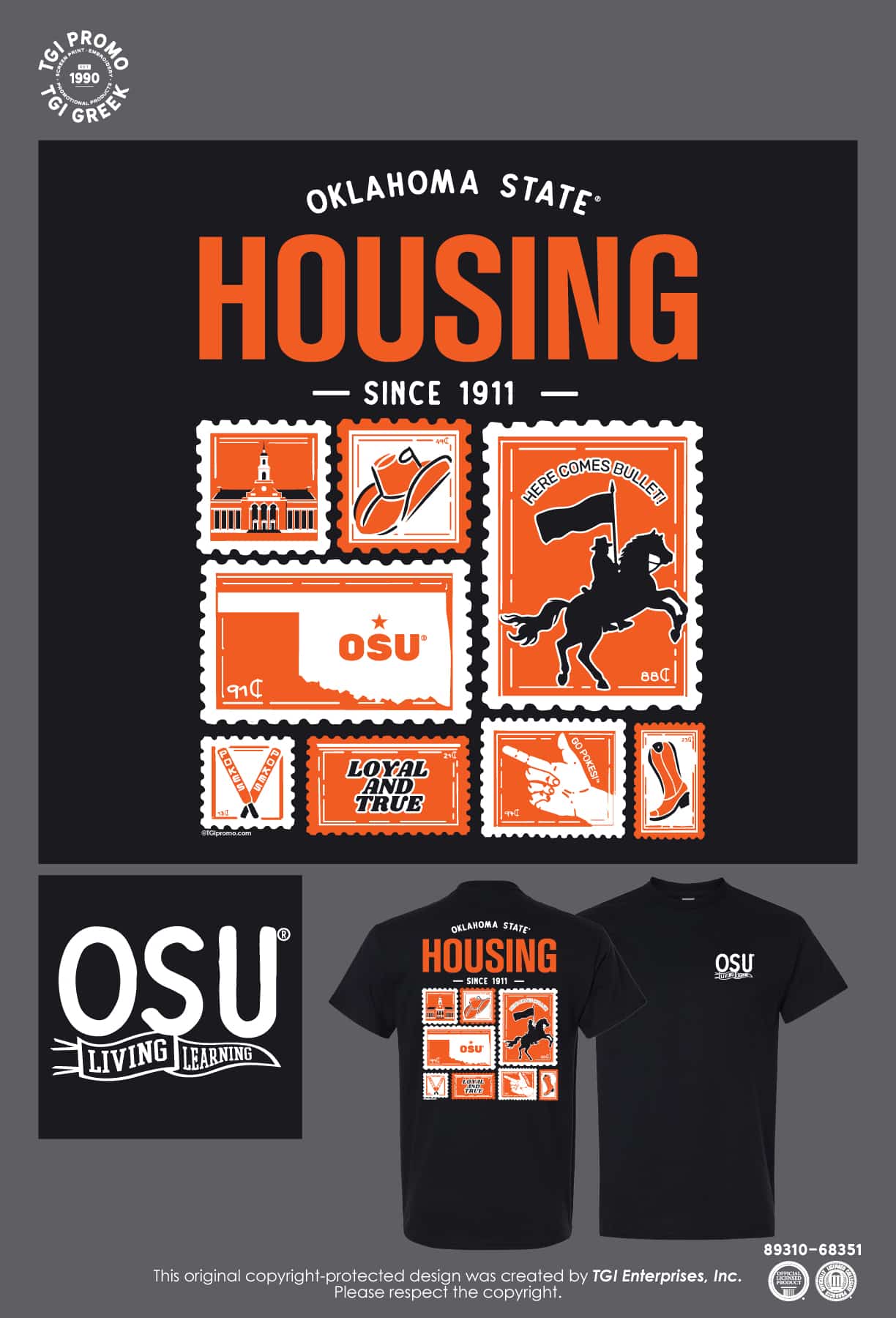 Oklahoma State University – Housing Merch