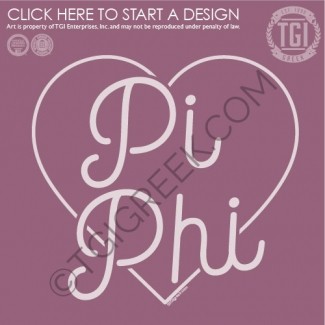 TGI-Pi Beta Phi Curly Cue Heart