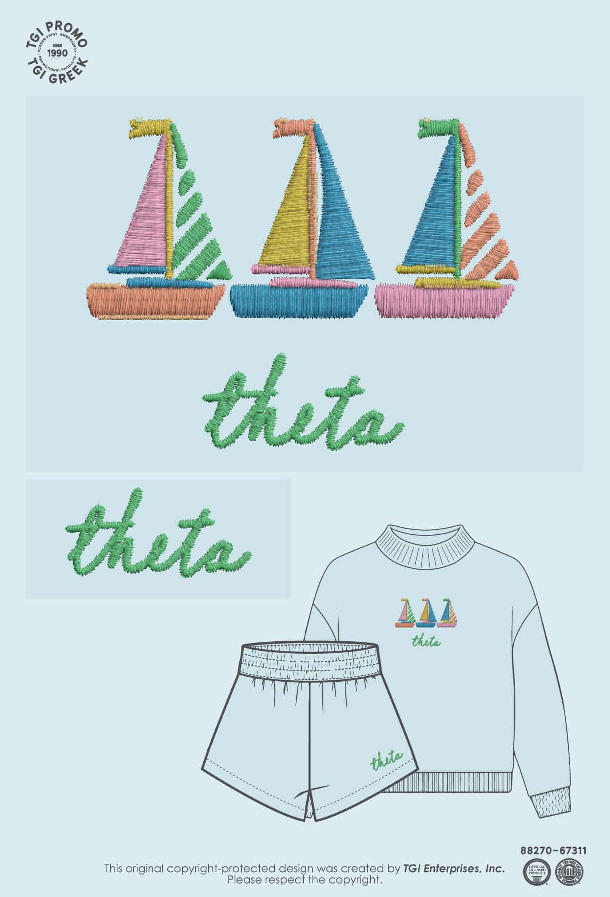 Kappa Alpha Theta – TGI Mock Sailboats