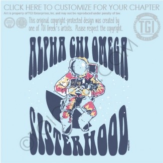 TGI-Alpha Chi Omega space Sisterhood