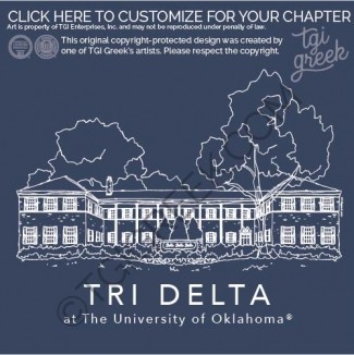 Delta Delta Delta- OU house PR