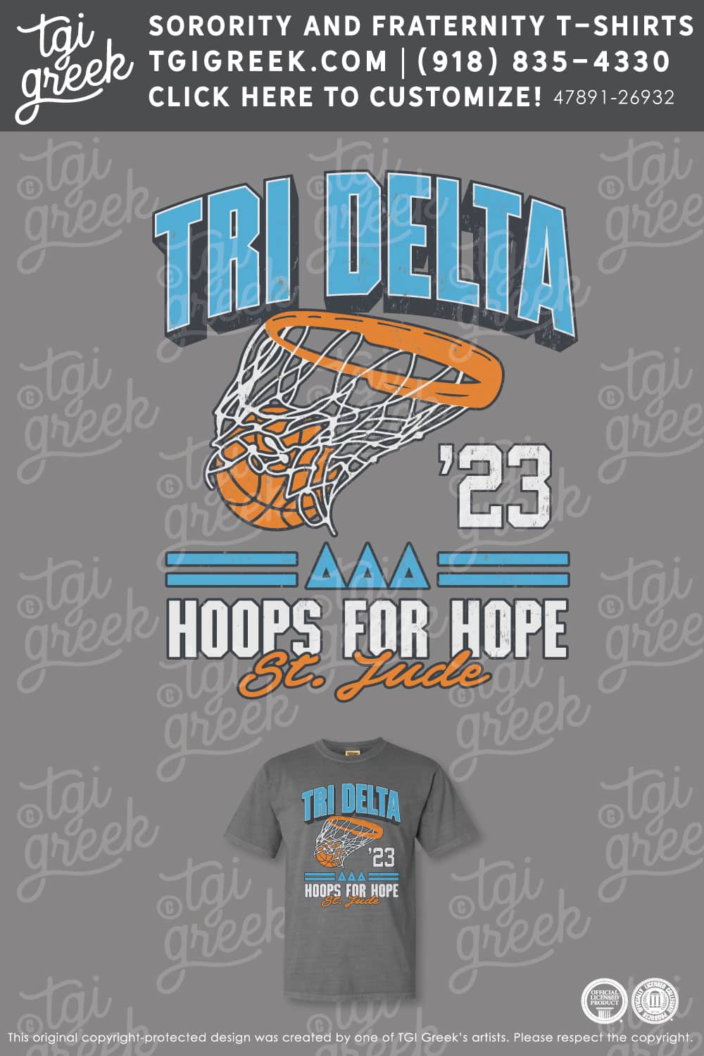 Delta Delta Delta – TU Hoops For Hope