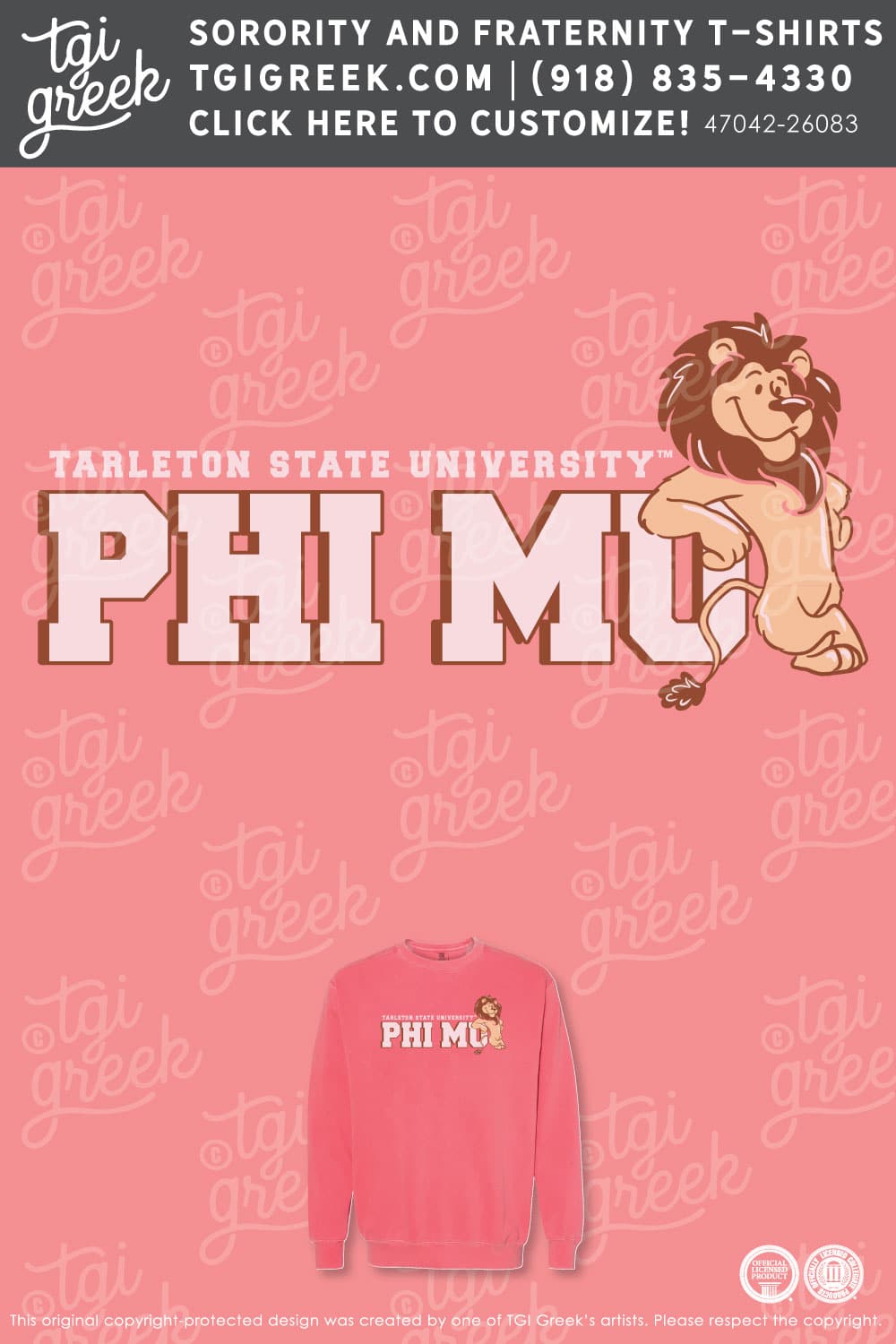 Phi Mu – TSU PR Shirt