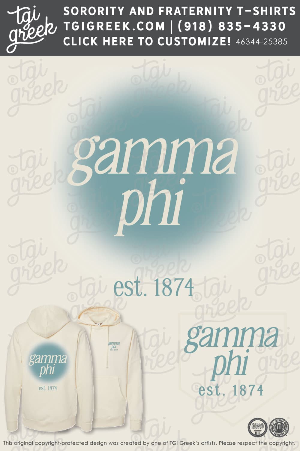 Gamma Phi Beta – OU Winter PR Hoodie