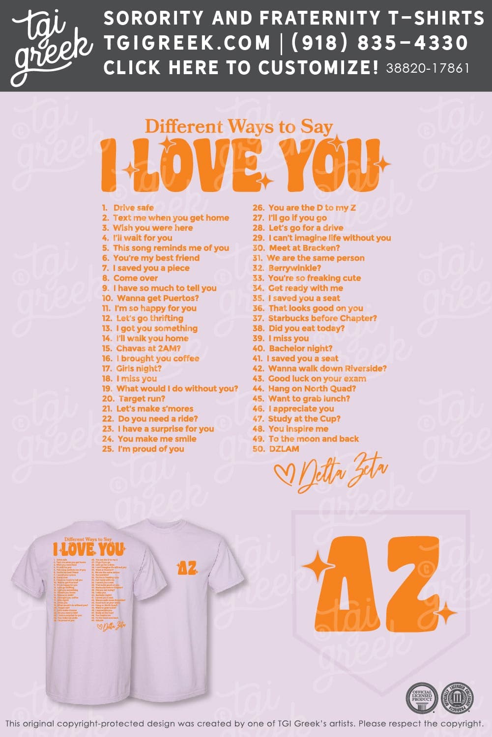 Delta Zeta – BALL PR Shirt