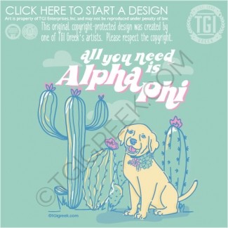 TGI-Alpha Phi Hippie Puppy