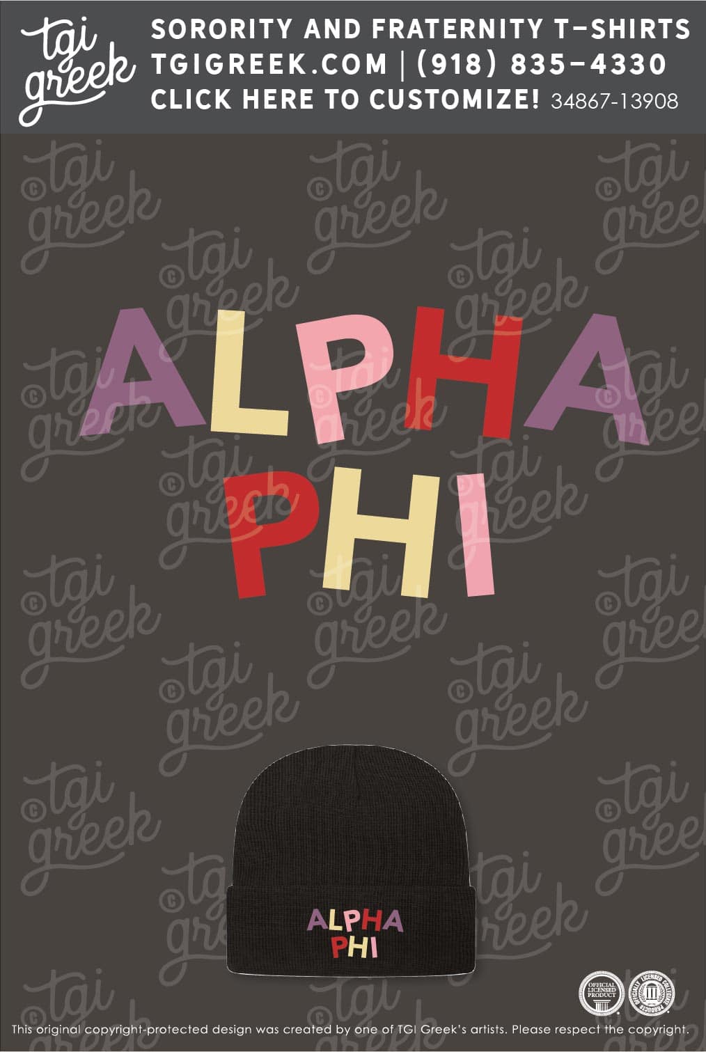 TGI – Alpha Phi Jan Live Sale