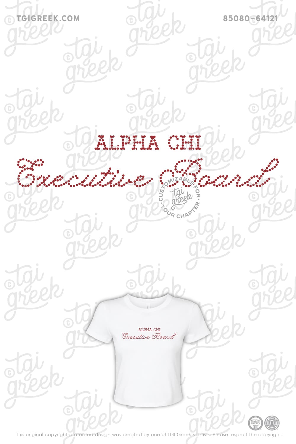 Alpha Chi Omega – Exec Board Rhinestones