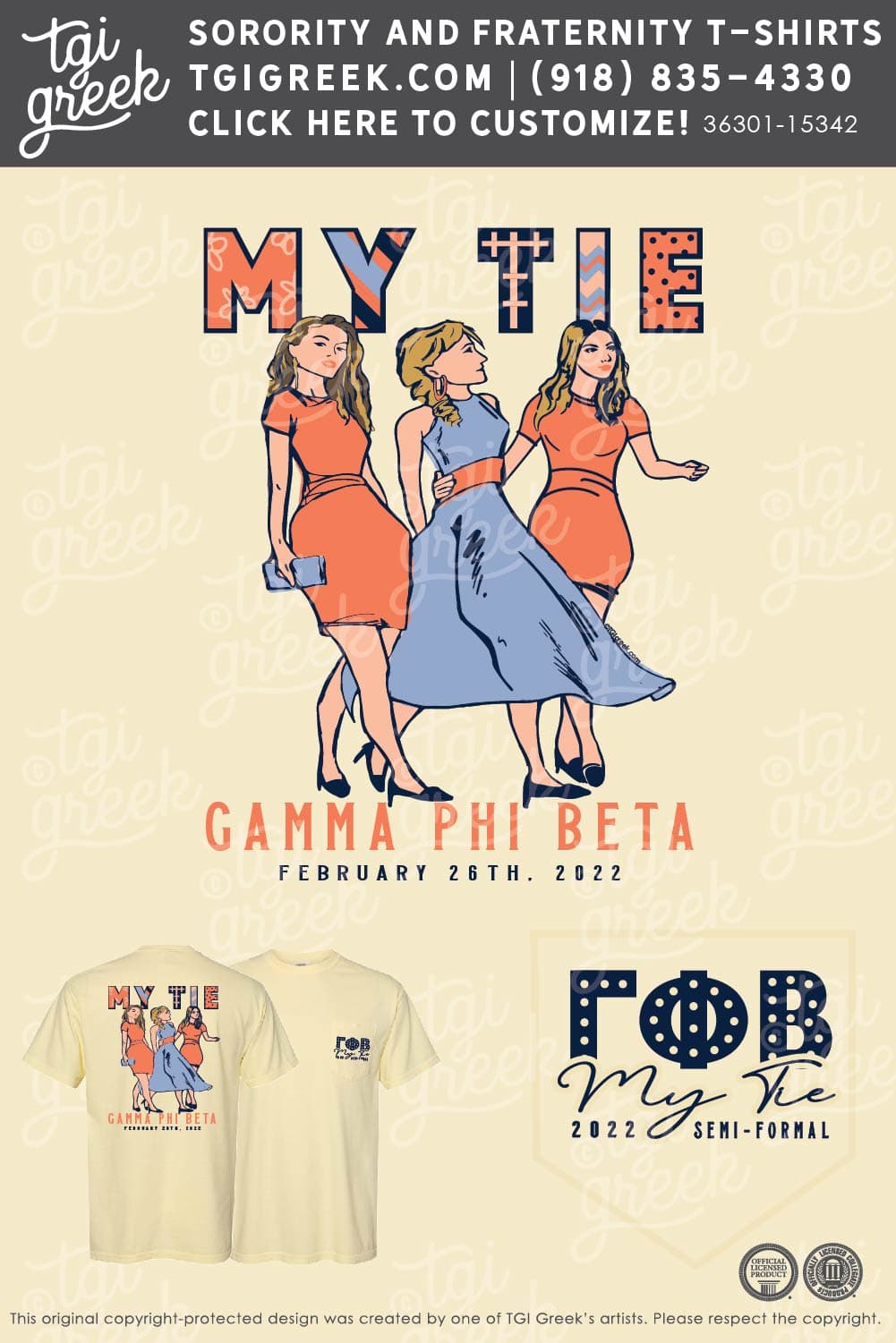 Gamma Phi Beta – UGA My Tie Semi Formal Date Night