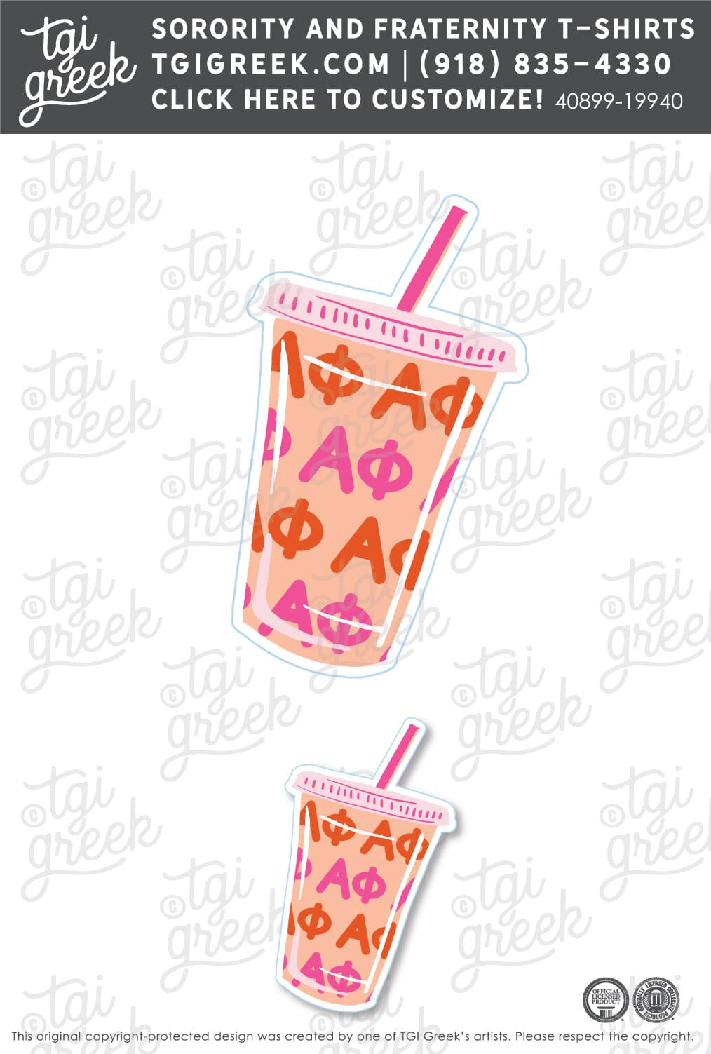 Alpha Phi – TAMC Sticker Coffee