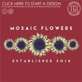 Mosaic Flowers-TAM Member Shirt