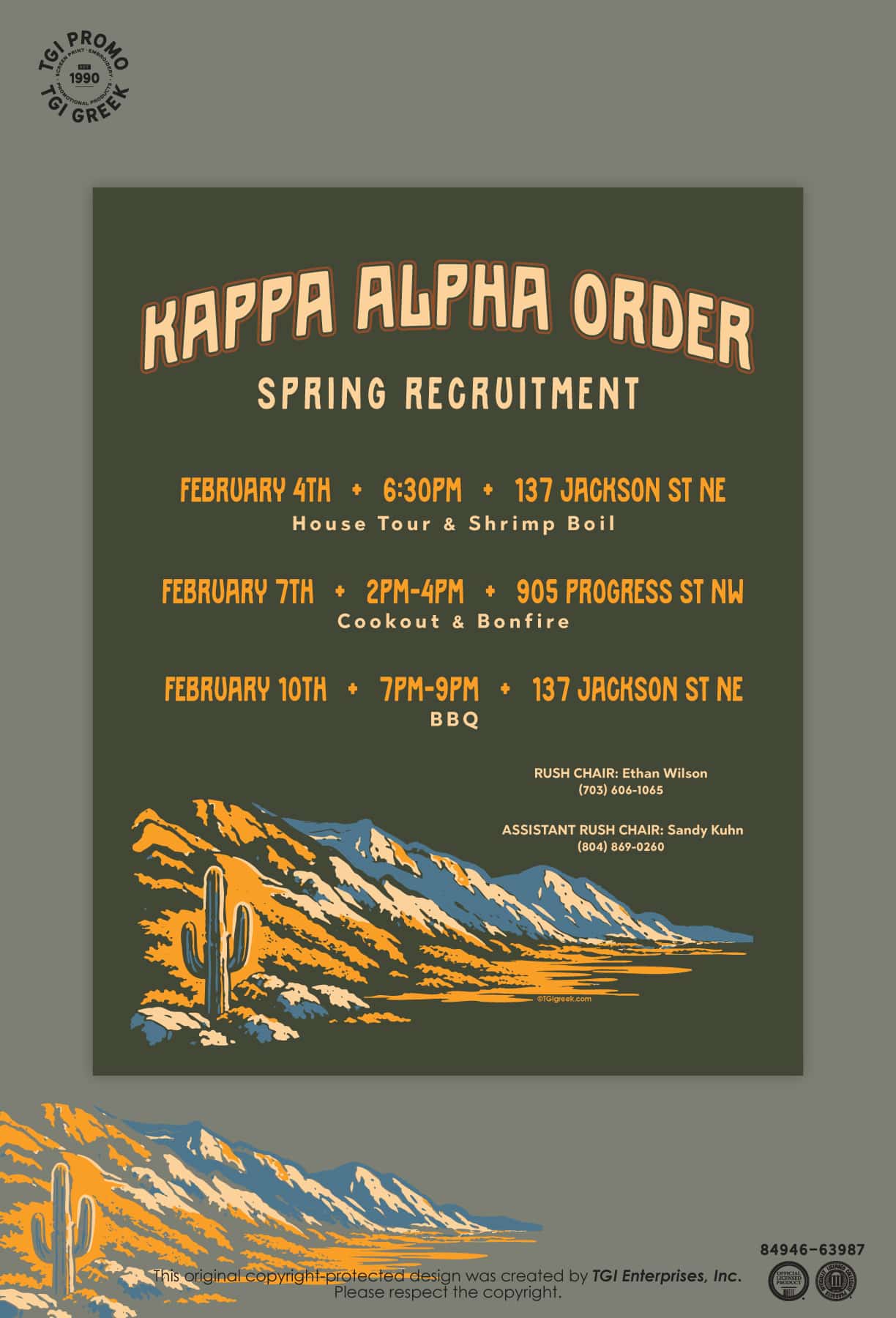 Kappa Alpha Order – VATECH Poster