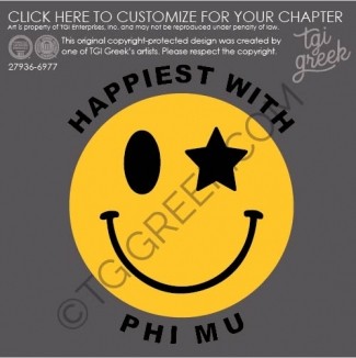 Phi Mu – MEM Happiest Crewneck