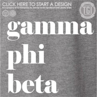 Gamma Phi Beta-TGI Spring PR