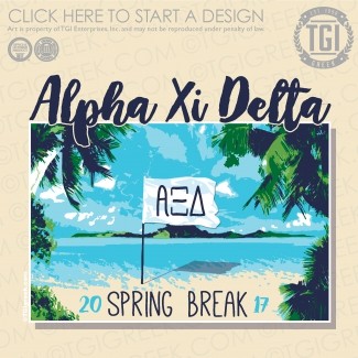 Alpha Xi Delta-TT SB Flag