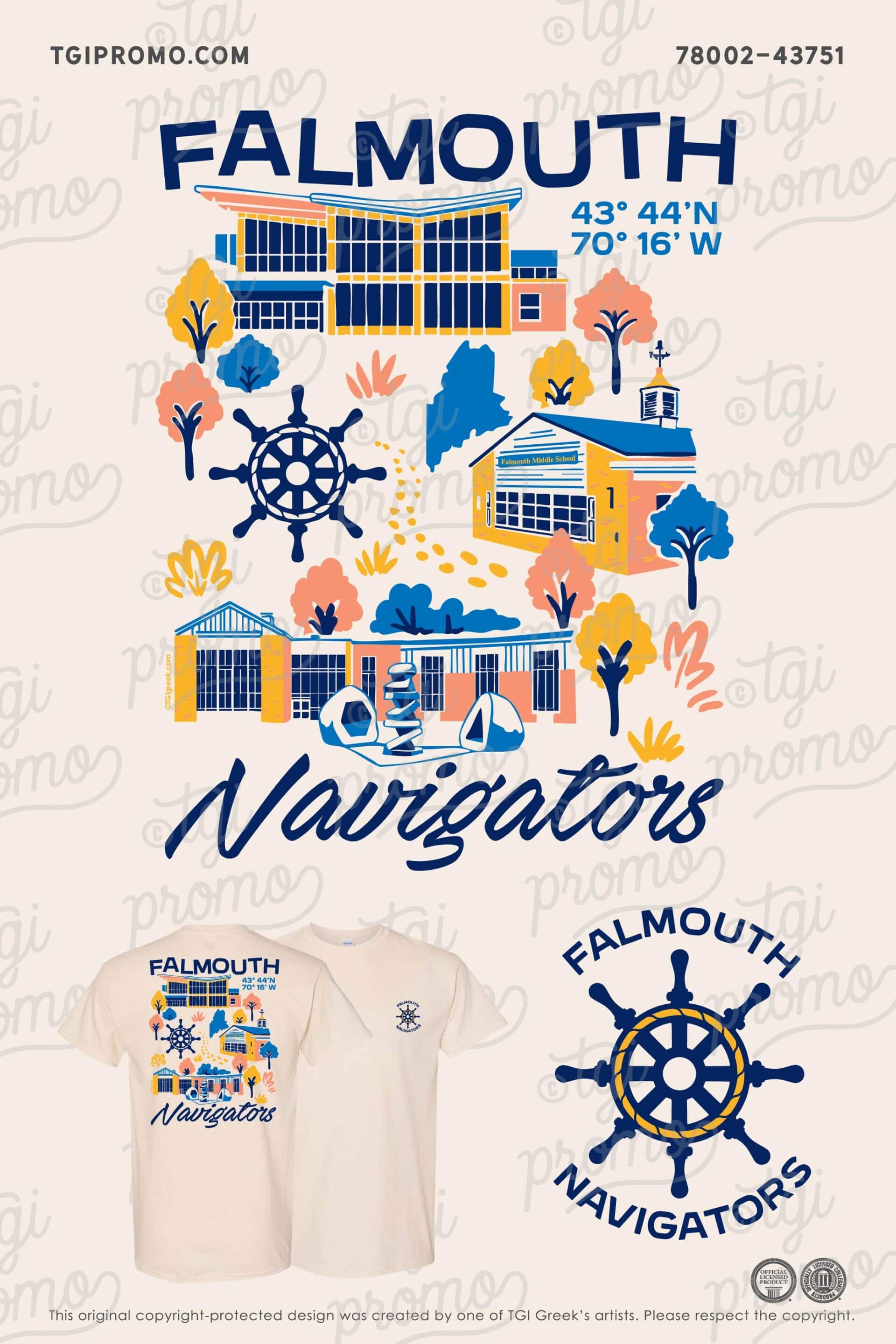 Falmouth Public Schools – Staff Shirts