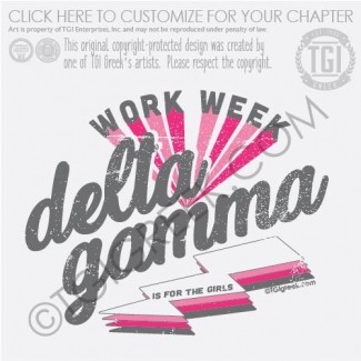 Delta Gamma-OU work Week For The Girls