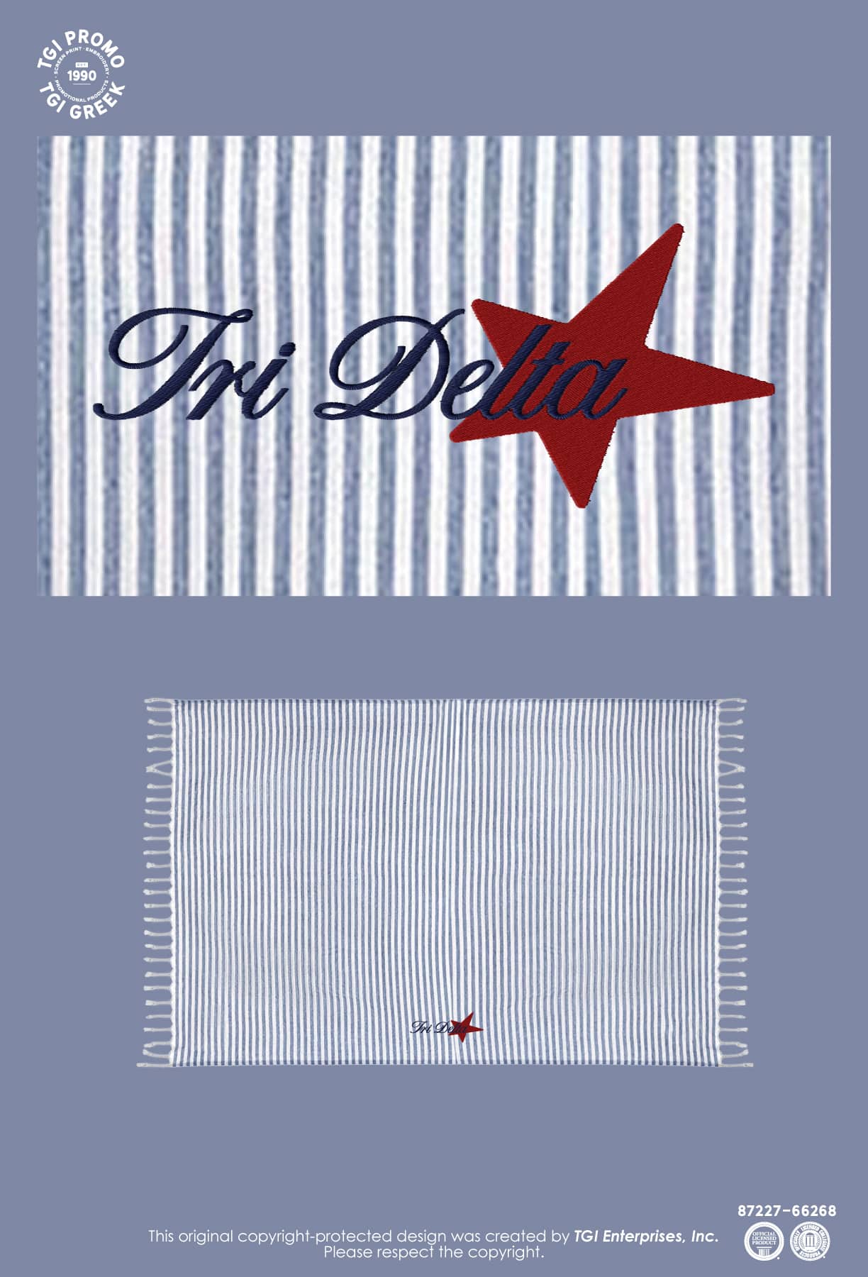 Delta Delta Delta – TGI Summer Drop Turkish Towel
