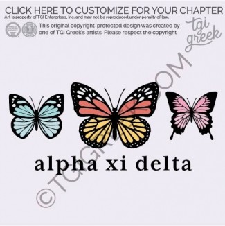 Alpha Xi Delta – Butterfly PR