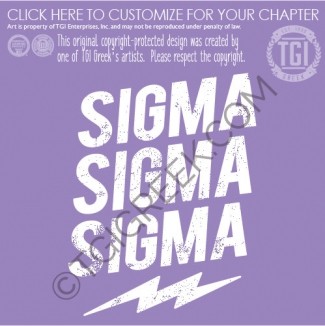 Sigma Sigma Sigma – RMC Summer Pack Lightning Bolt