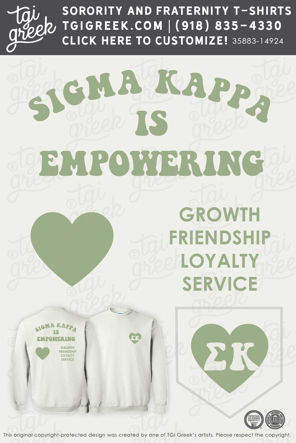 Sigma Kappa – UCO Spring Bid Day Sweatshirt