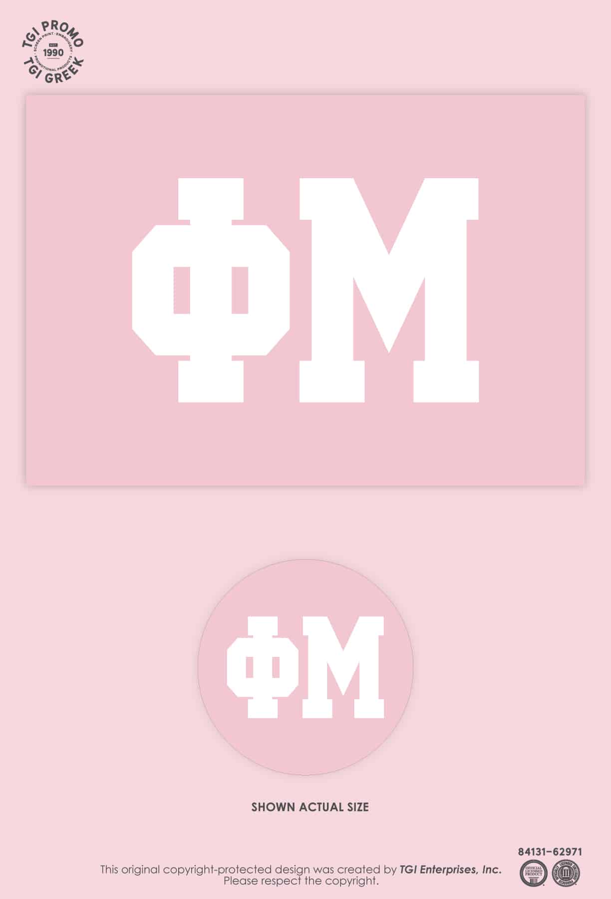 Phi Mu – IUB Free Stickers