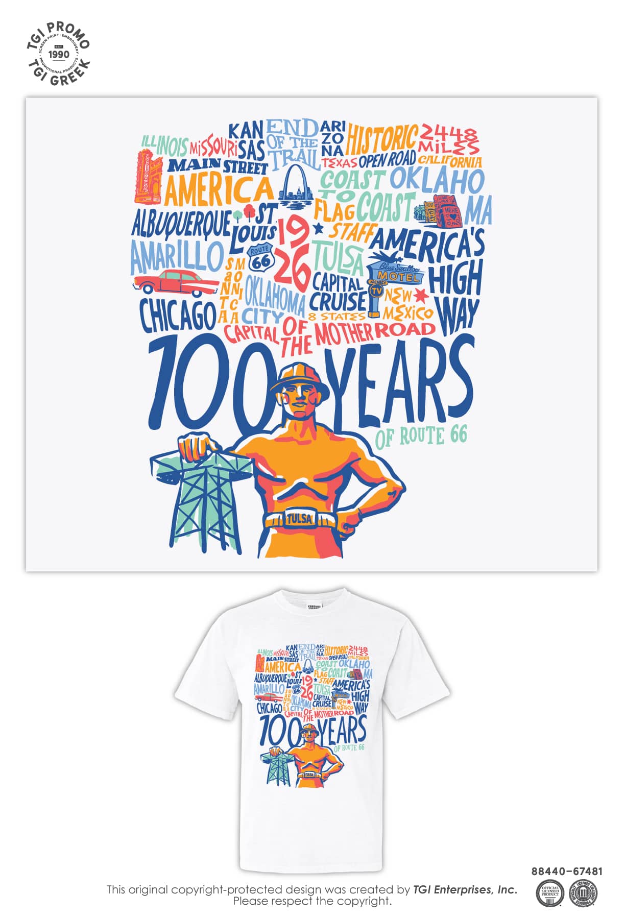 Shop TGI Promo – Cap Cruise Party Zone Route 66 Iconic