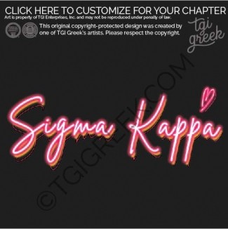 TGI – Sigma Kappa Neon