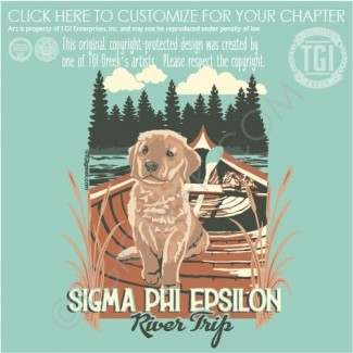 TGI-Sigma Phi Epsilon canoe Puppy