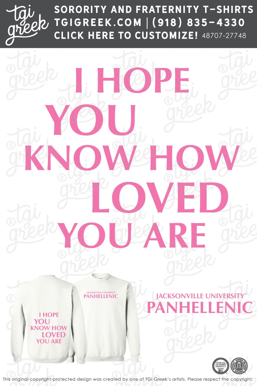 Panhellenic – JU PR Merch