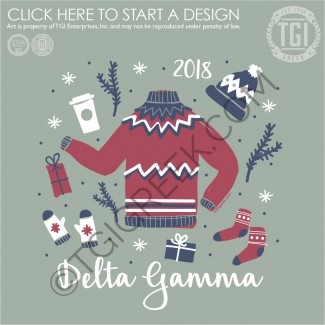 TGI-Delta Gamma Christmas Sweater