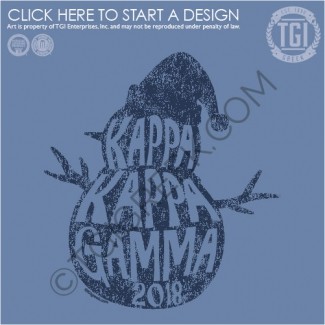 TGI-Kappa Kappa Gamma Snowman