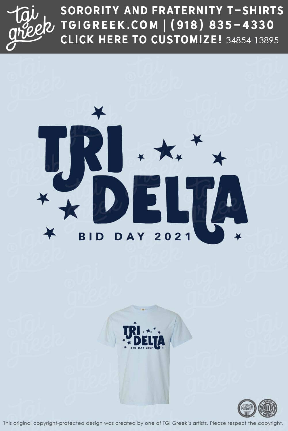 Delta Delta Delta – FSC Bid Day Moon