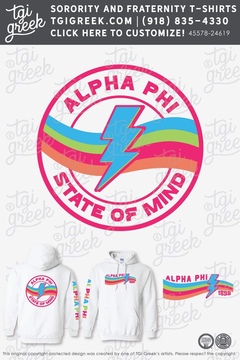 Alpha Phi – OU Winter PR Hoodie